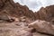 Wadi El Veshwash canyon in Sinai Peninsula