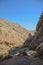 Wadi Kelt or Nahal Prat, Judean Desert, Israel. Early autumn in a nature reserve. Selective focus