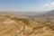 Wadi Mujib towards dam and lake