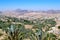 Wadi Musa village, houses and landscape around, the center of ancient Petra, Jordan