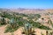 Wadi Musa village, houses and landscape around, the center of ancient Petra, Jordan