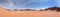 Wadi Rum Desert (panoramic view), southern Jordan