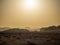 Wadi Rum desert sunset, aka Valley of the Moon, dawn Jordan, Middle East