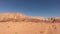 Wadi Rum, Jordan - driving on the red sand in the desert by car part 20