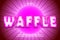 Waffle editable text effect 3 dimension emboss comic style