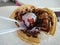 Waffle icecream