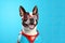 From Wagging Tails to Superhero Capes: A 3D Dog\\\'s Heroic Journey on Blue Gradient Background