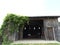 Wagon entry into Round Stone Barn at Shaker Village