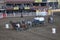 Wagon and horses, race track, Calgary