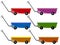 Wagon in six colors