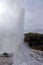 Wai-O-Tapu Lady Knox geyser in Rotorua, New Zealand