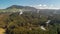 Wai-O-Tapu National Park, Rotorua. Aerial view of Lady Knox, famous New Zealand Geyser