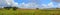 Waikato landscape fields panoramic view