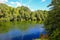 Waikato River, Hamilton Gardens, North Island, New Zealand