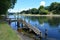 Waikato River passing through Hamilton, New Zealand