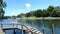 Waikato River passing through Hamilton, New Zealand