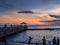 Waikiki Beach at dusk