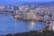 Waikiki and Honolulu cityscape at dawn