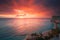 Waikiki resort sunset