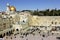 The wailing western wall in Jerusalem