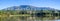 Wailua reservoir with the Makaleha Mountains