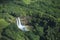 Wailua Waterfall, Kauai with rainbow