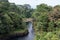 Wailuku river at the Rainbow Falls in Hilo on the Big Island of Hawaii