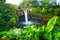 Wailuku River State Park Waterfall Framed with Greenery