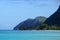 Waimanalo beach, bay, and Makapuu Point with Makapu\'u Lighthouse