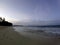 Waimanalo Beach at Dusk looking towards mokulua islands