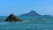 Wairaka, the Lady on the Rock statue at Whakatane, Bay of Plenty in New Zealand