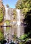 Wairoa waterfall - also known as Te Wairere waterfall with rainbow - in Kerikeri, Far North, New Zealand, NZ