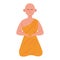 waisak buddhist in meditation