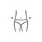 waist, plastic surgery icon. Element of plastic surgery for mobile concept and web apps icon. Thin line icon for website design