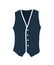 Waistcoat illustration vector