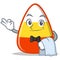 Waiter candy corn character cartoon