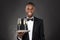 Waiter Holding Champagne Drink