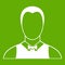 Waiter icon green