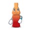 Waiting cola bottle jelly candy mascot cartoon