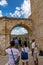 Waiting in line for the selfie spot, Matera, Italy