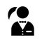 Waitress icon. Trendy Waitress logo concept on white background