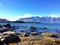 Wakatipu lake by the Glenorchy-Queenstown road