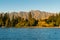 Wakatipu lake in Queentown sunset tone