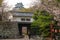 Wakayama castle gate entrance