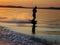 Wake-Board and Sunset