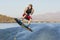 Wakeboarder Jumping