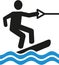 Wakeboarding pictogram