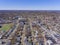 Wakefield historic town center aerial view, Wakefield, Massachusetts, USA
