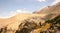 Wakhan valley, Tajikistan: view from Khaakha Fortress. Beautiful scenery along the road trip on Wakhan valley