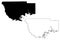 Wakulla County, Florida U.S. county, United States of America, USA, U.S., US map vector illustration, scribble sketch Wakulla